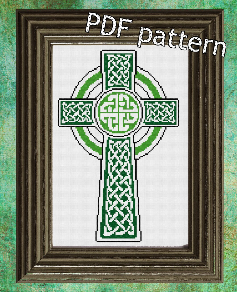 PDF celtic Cross Cross Stitch Pattern Etsy - Celtic Cross Cross Stitch Patterns