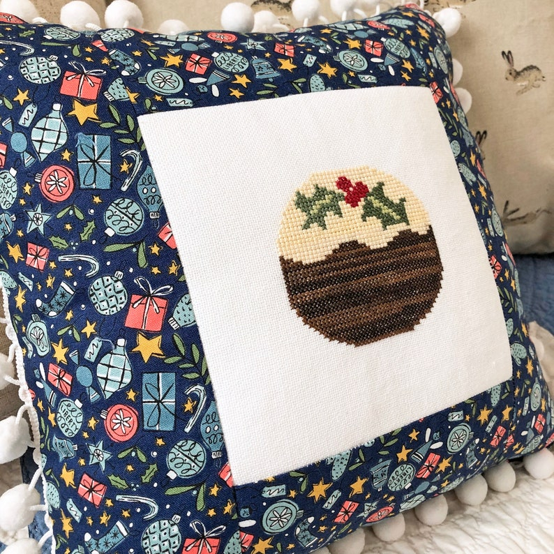 PDF Pattern Plum Pudding Cross Stitch Etsy - Plum Pudding Cross Stitch Pattern