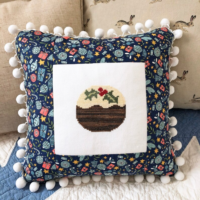 PDF Pattern Plum Pudding Cross Stitch Etsy - Plum Pudding Cross Stitch Pattern