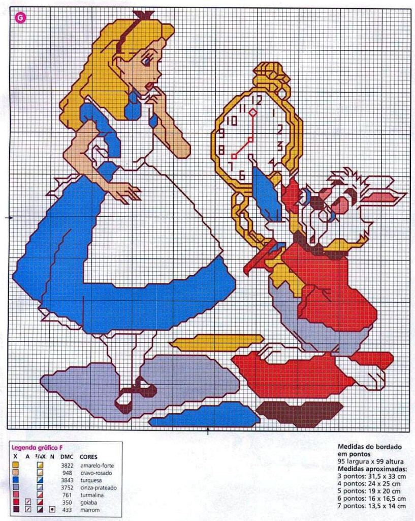 Pin By On Alice Alice In Wonderland Cross Stitch Disney Cross  - Alice In Wonderland Cross Stitch Pattern