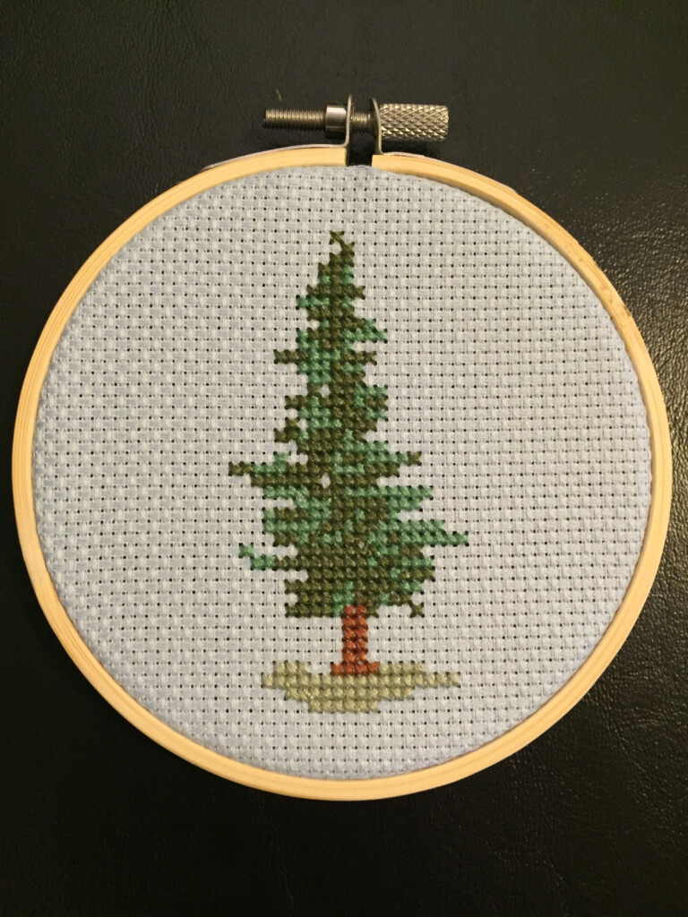 Pine Tree Cross Stitch Cross Stitch Patterns Flowers Cross Stitch  - Simple Tree Cross Stitch Pattern
