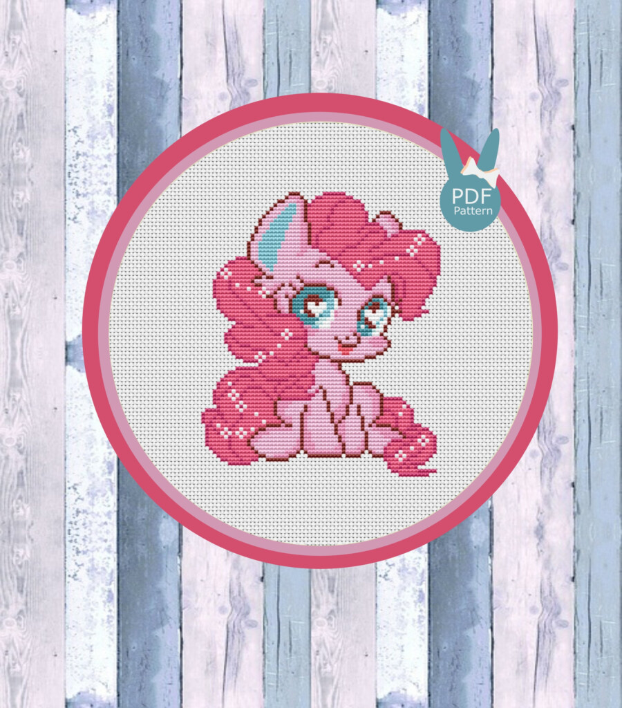 Pinkie Pie Cross Stitch My Little Pony Cross Stitch Pinkie Etsy - Pinkie Pie Cross Stitch Pattern