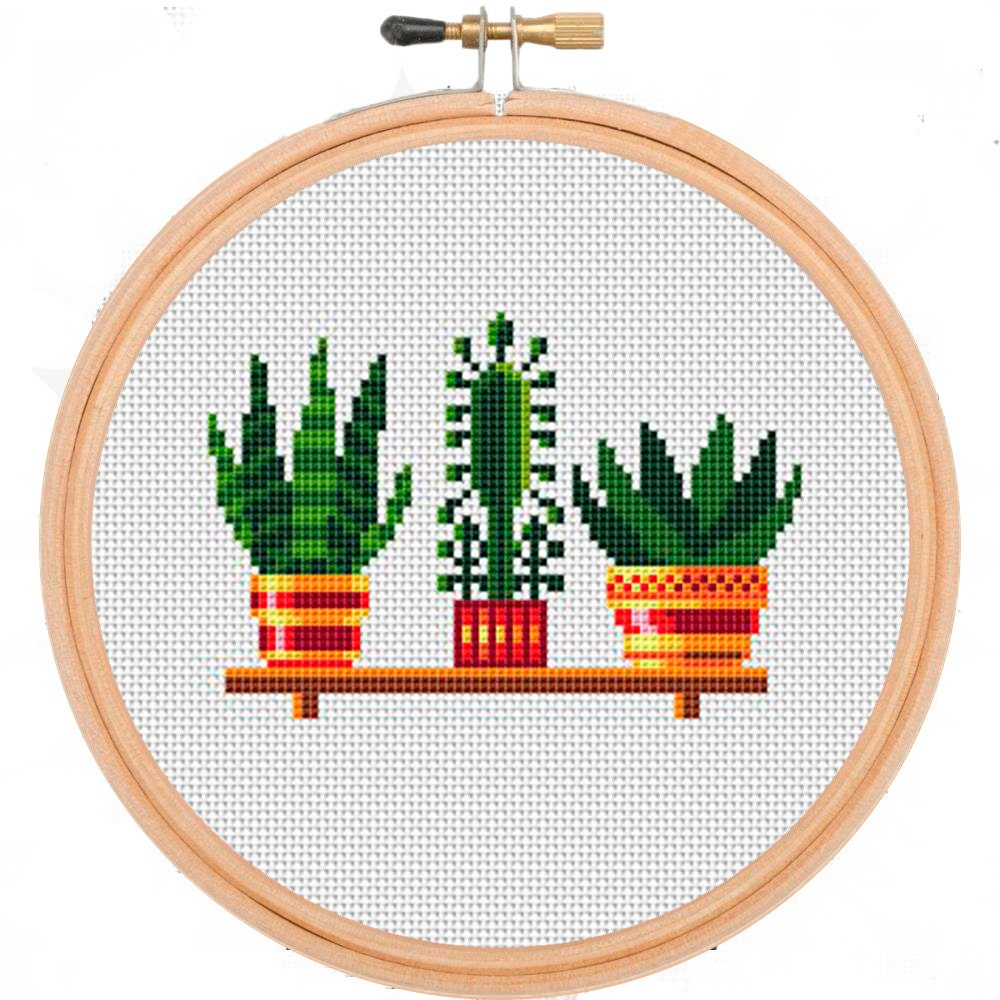 Plants Cross Stitch Succulent Cross Stitch Pattern PDF Etsy - Small Succulent Cross Stitch Pattern