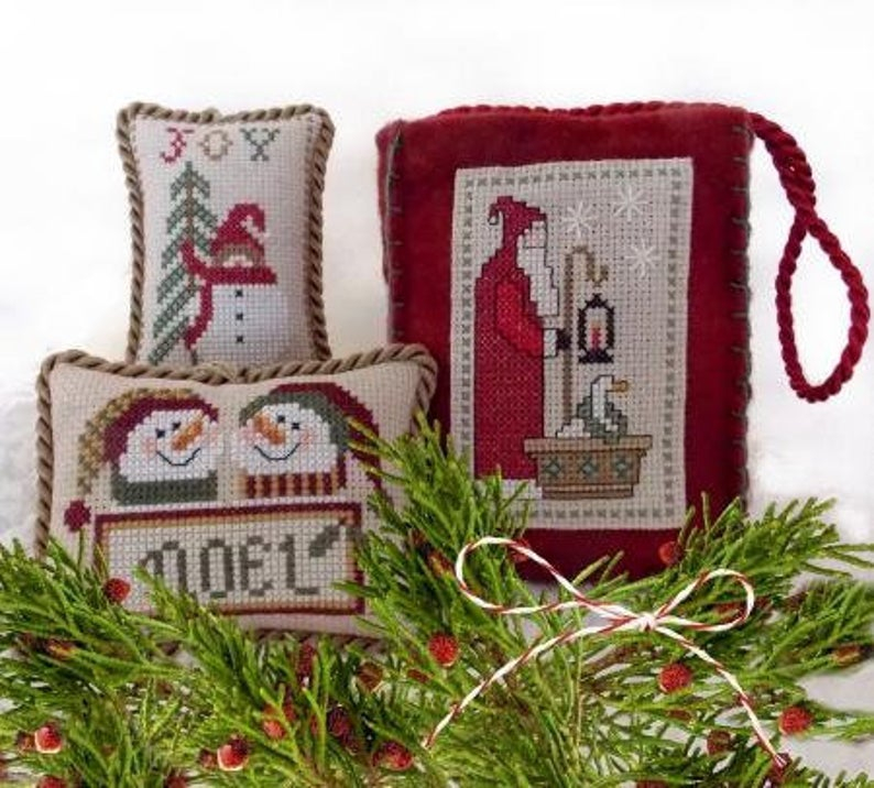 Plum Pudding NeedleArt ALL THE TRIMMINGS Cross Stitch Pattern Anabella s - Plum Pudding Cross Stitch Pattern