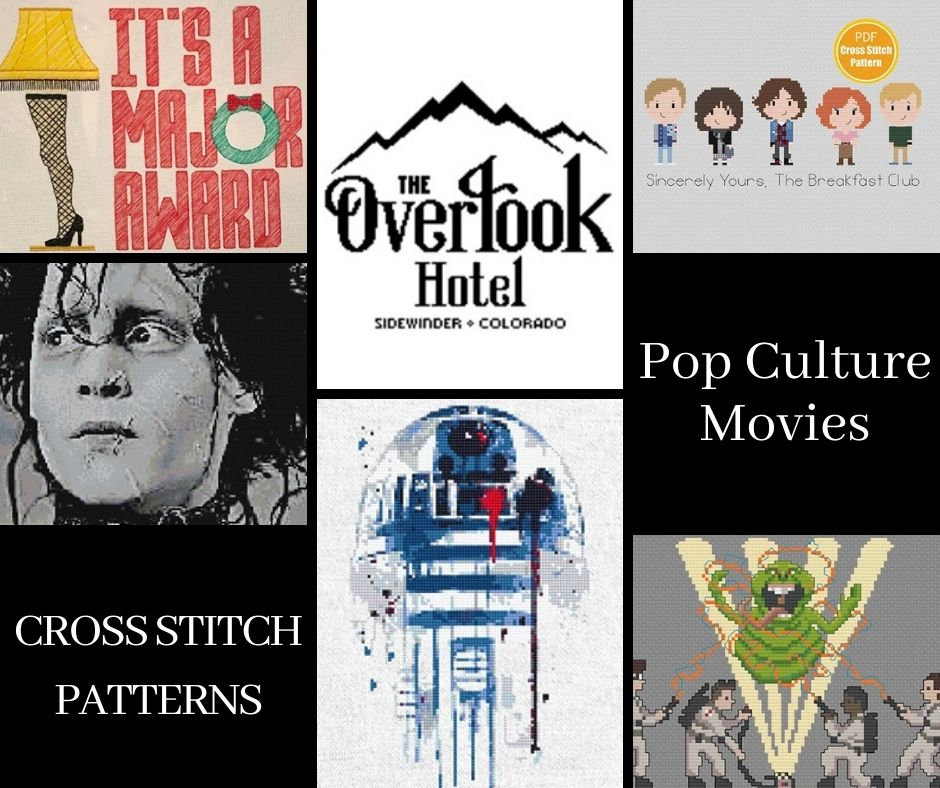 Pop Culture Movies Cross Stitch Patterns - Pop Culture Cross Stitch Patterns