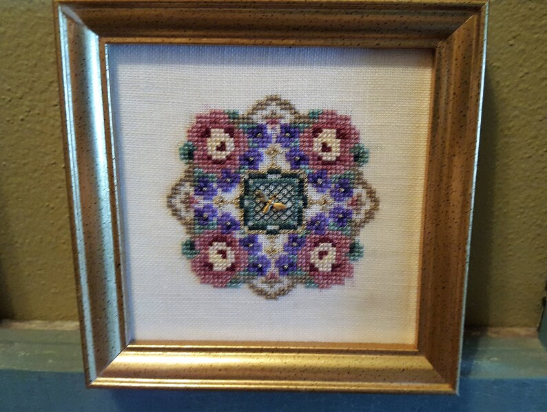 Primrose Path Finished Cross stitch Pattern By Just Nan Etsy - Just Nan Cross Stitch Patterns
