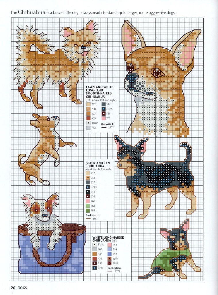 Printable Dog Cross Stitch Pattern - Dog Cross Stitch Patterns Free
