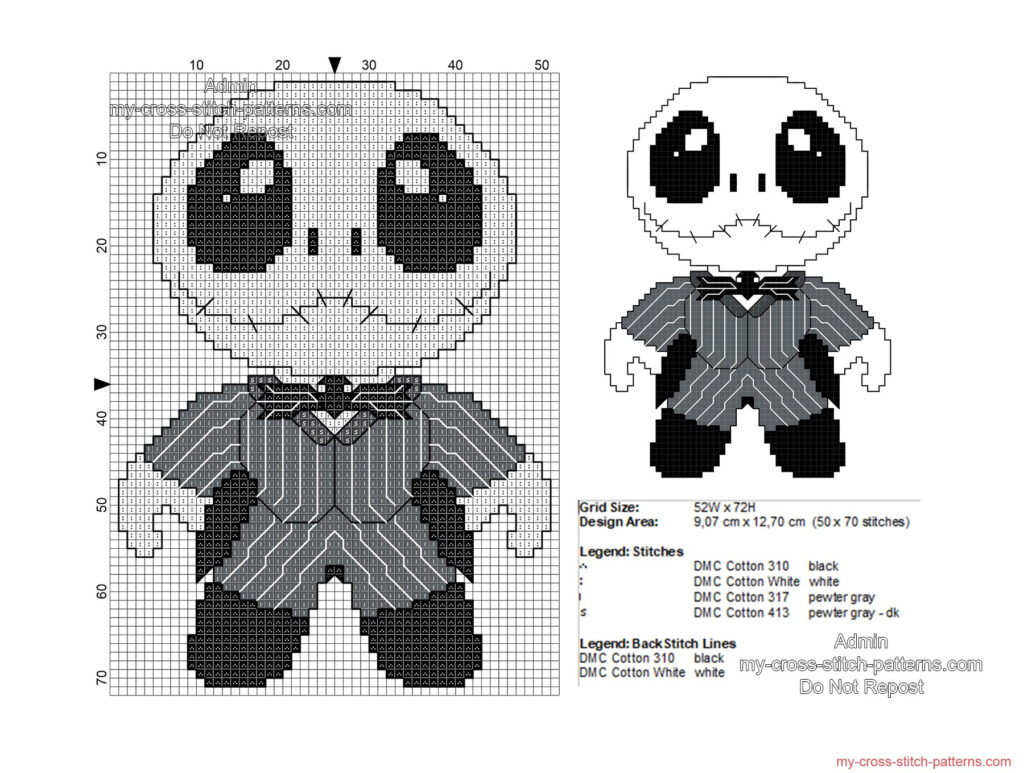 Printable Free Halloween Cross Stitch Patterns NewFreePrintable - Free Printable Halloween Cross Stitch Patterns