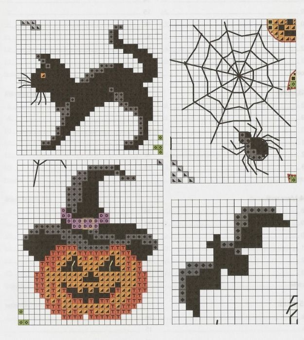 Printable Free Halloween Cross Stitch Patterns Printable Calendars AT  - Free Halloween Cross Stitch Patterns To Print