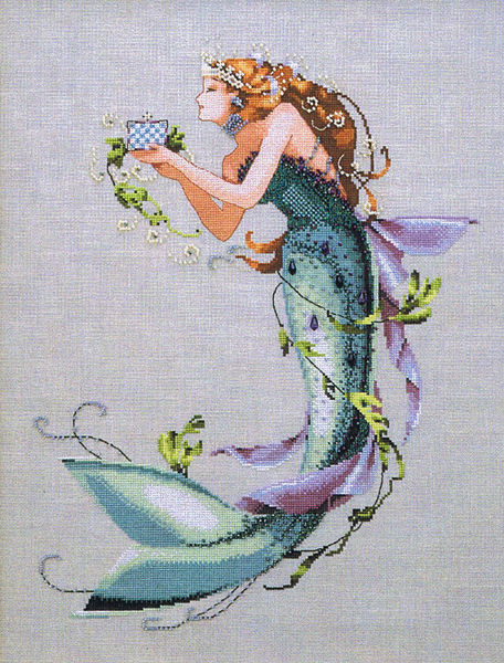 Queen Mermaid Cross Stitch Pattern By Mirabilia Designs - Mirabilia Mermaid Cross Stitch Patterns