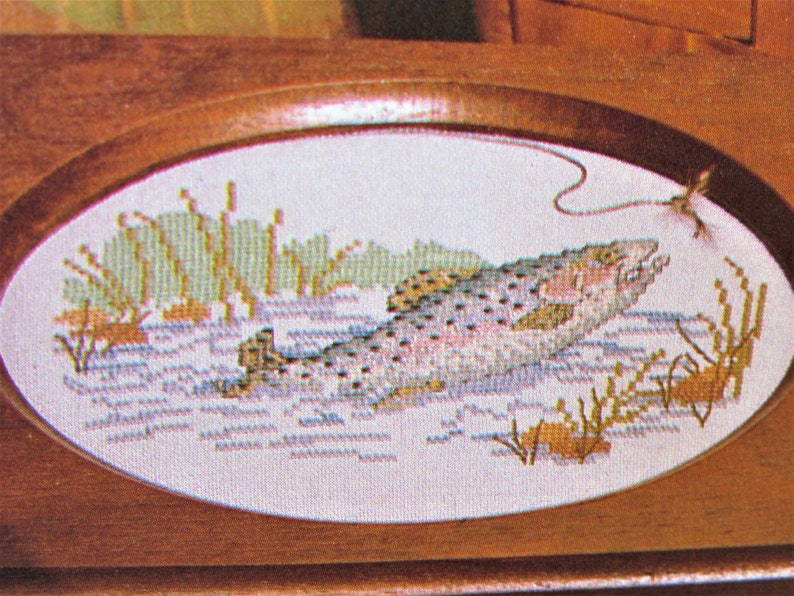 Rainbow Trout Fish Cross Stitch Pattern Fishing Counted Etsy - Rainbow Trout Cross Stitch Pattern