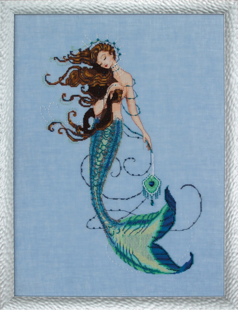 Renaissance Mermaid MD151 From Mirabilia Design Nora Corbett  - Mirabilia Mermaid Cross Stitch Patterns