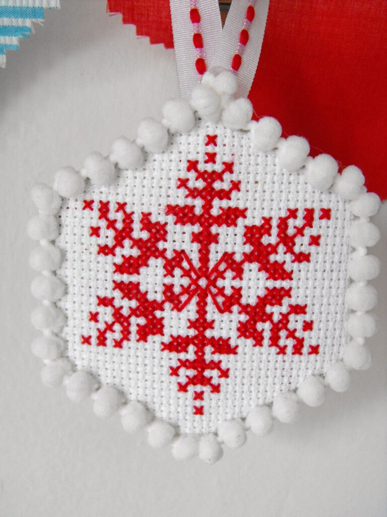 Ruby Murrays Musings Cross Stitch Christmas Tree Ornaments - Cross Stitch Patterns Christmas Ornaments