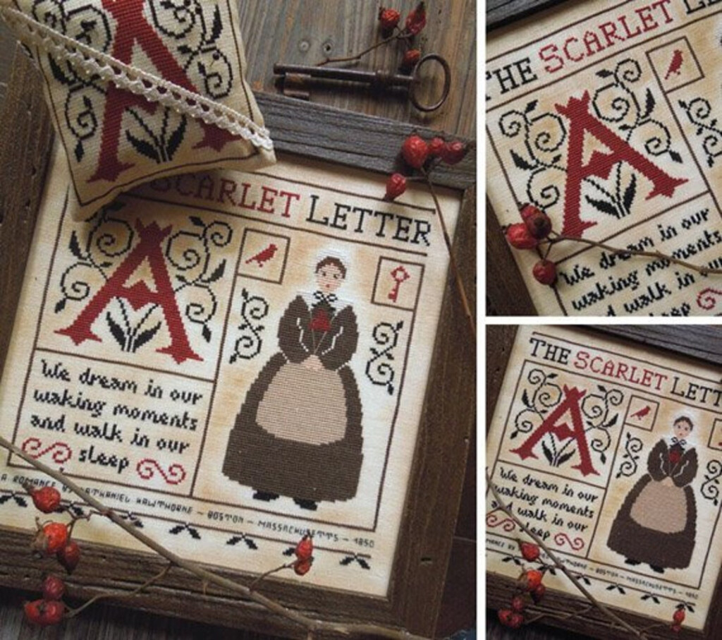 Scarlet Letter Cross Stitch Patterns - Scarlet Letter Cross Stitch Patterns