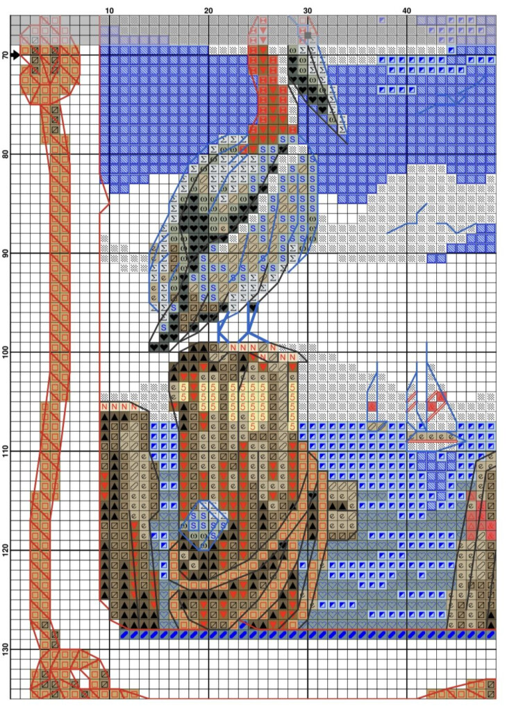  Sea Sampler Free Cross Stitch Pattern Nature Printable Small Cross  - Free Cross Stitch Sampler Patterns