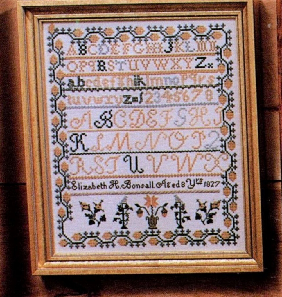 Seven Historical Samplers Counted Cross Stitch Pattern - Counted Cross Stitch Sampler Patterns