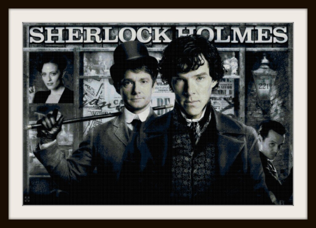 Sherlock Cross Stitch Pattern Sherlock Holmes PDF Download Etsy - Sherlock Holmes Cross Stitch Pattern