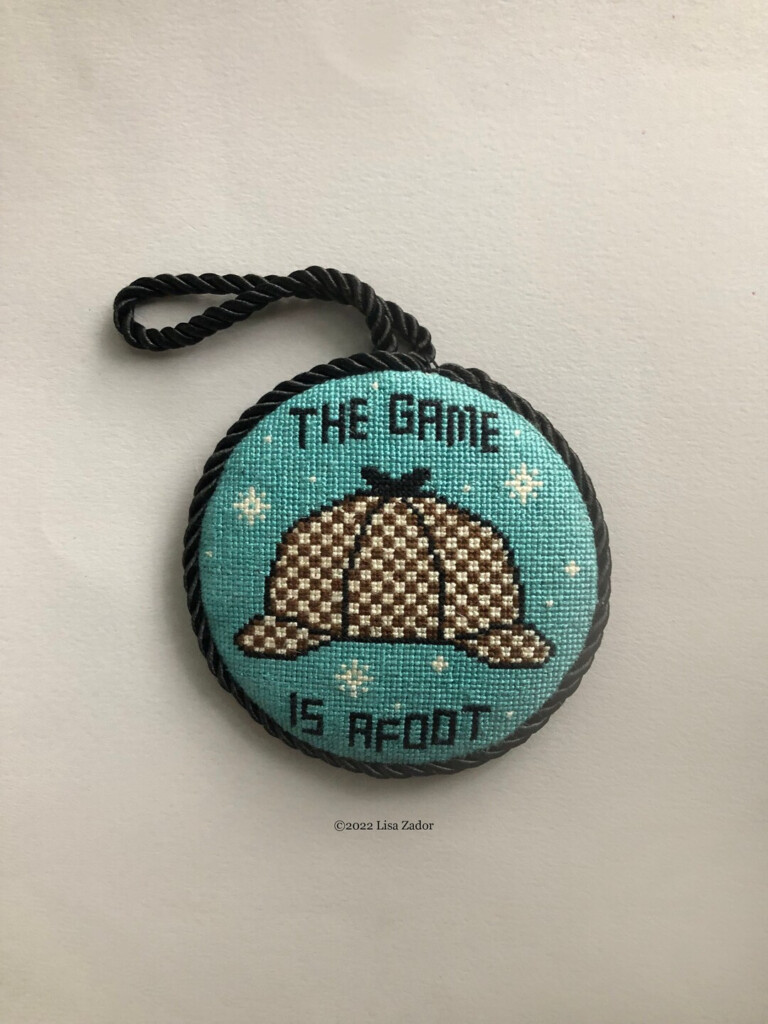 Sherlock Holmes Cross stitch Pattern The Game Is Afoot Etsy - Sherlock Holmes Cross Stitch Pattern