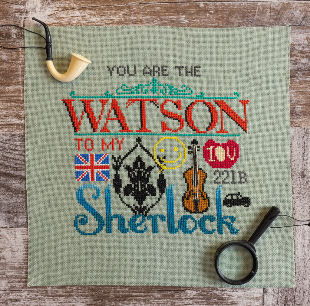 Shop Watson And Sherlock Holmes Cross Stitch Pattern - Sherlock Holmes Cross Stitch Pattern