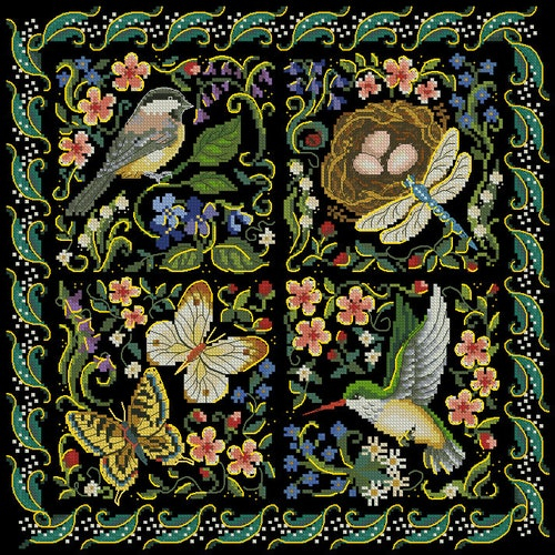 Simple Dragonfly Cross Stitch Pattern Instant Download Etsy - Simple Dragonfly Cross Stitch Pattern