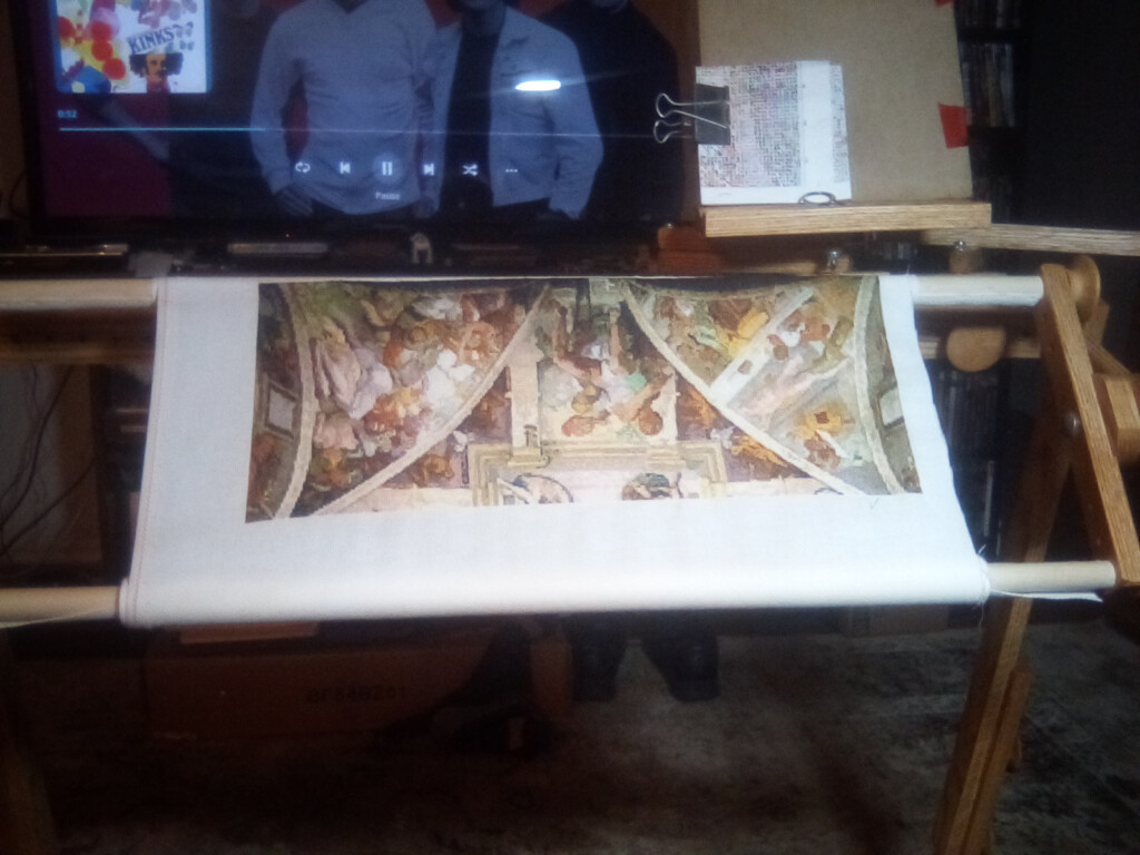  Sistine Chapel 2 Cross Stitch Pattern - Sistine Chapel Cross Stitch Pattern