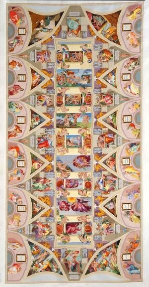 Sistine Chapel Embroidery By Joanna Lopianowski Roberts Cross Stitch  - Sistine Chapel Cross Stitch Pattern