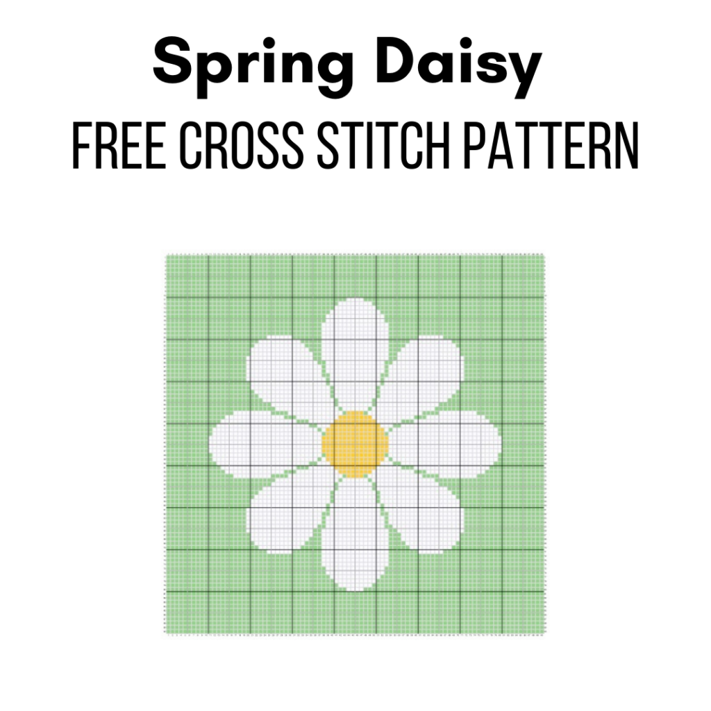 Spring Daisy Free Cross Stitch Pattern Keeping It Real - Daisy Cross Stitch Pattern Free