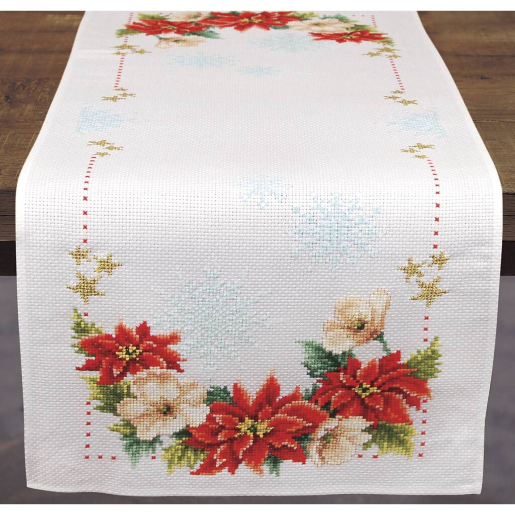Stamped Cross Stitch Table Runner Kits Vervaco Counted Kit 11 5 x40 75  - Cross Stitch Patterns For Table Runners