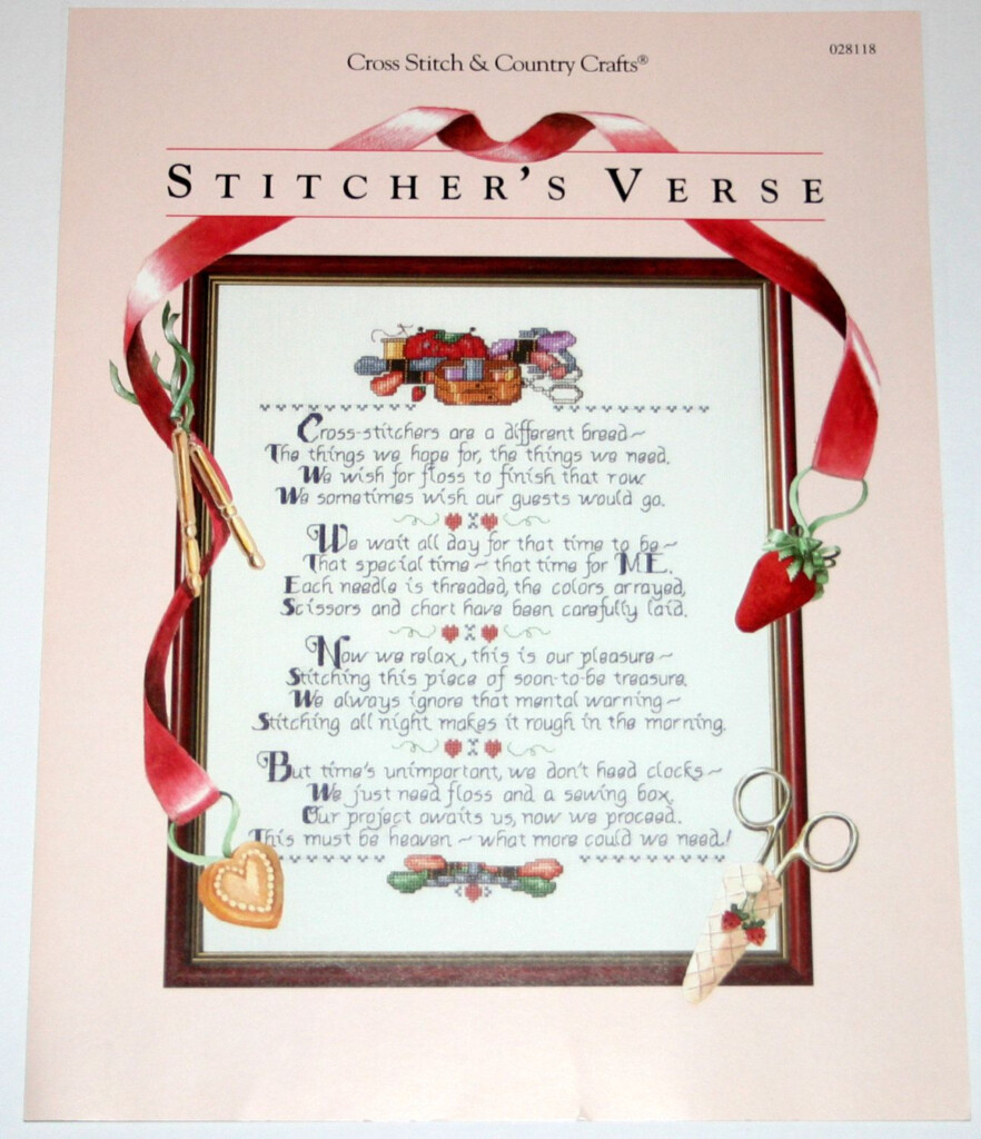 Stitcher s Verse Sampler Counted Cross Stitch Pattern Etsy Cross  - Stitchers Verse Cross Stitch Pattern