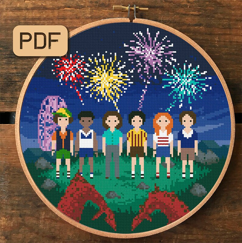 Stranger Things Cross Stitch Pattern Pdf Etsy - Stranger Things Cross Stitch Pattern