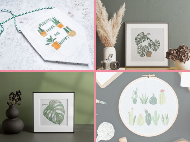 Strawberry Cross Stitch Coaster free Pattern Craft With Cartwright - Free Cross Stitch Coaster Patterns