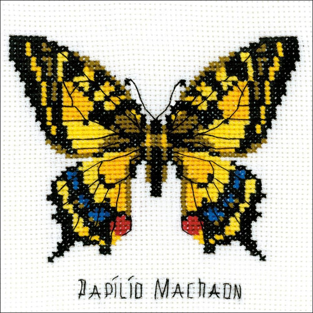 Swallowtail Butterfly Counted Cross Stitch Kit Butterfly Cross Stitch  - Butterfly Counted Cross Stitch Patterns