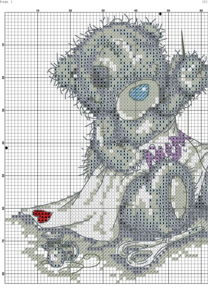 Tatty Teddy Cross Stitch Patterns - Cross Stitch Tatty Teddy Pattern Free