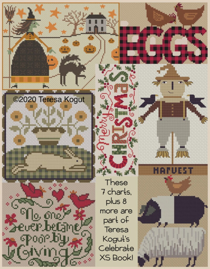 TERESA KOGUT Celebrate Counted Cross Stitch Etsy New Zealand - Teresa Kogut Counted Cross Stitch Patterns