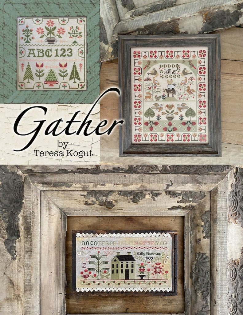 TERESA KOGUT Gather 3 Designs Counted Cross Stitch Patterns At Etsy - Teresa Kogut Counted Cross Stitch Patterns
