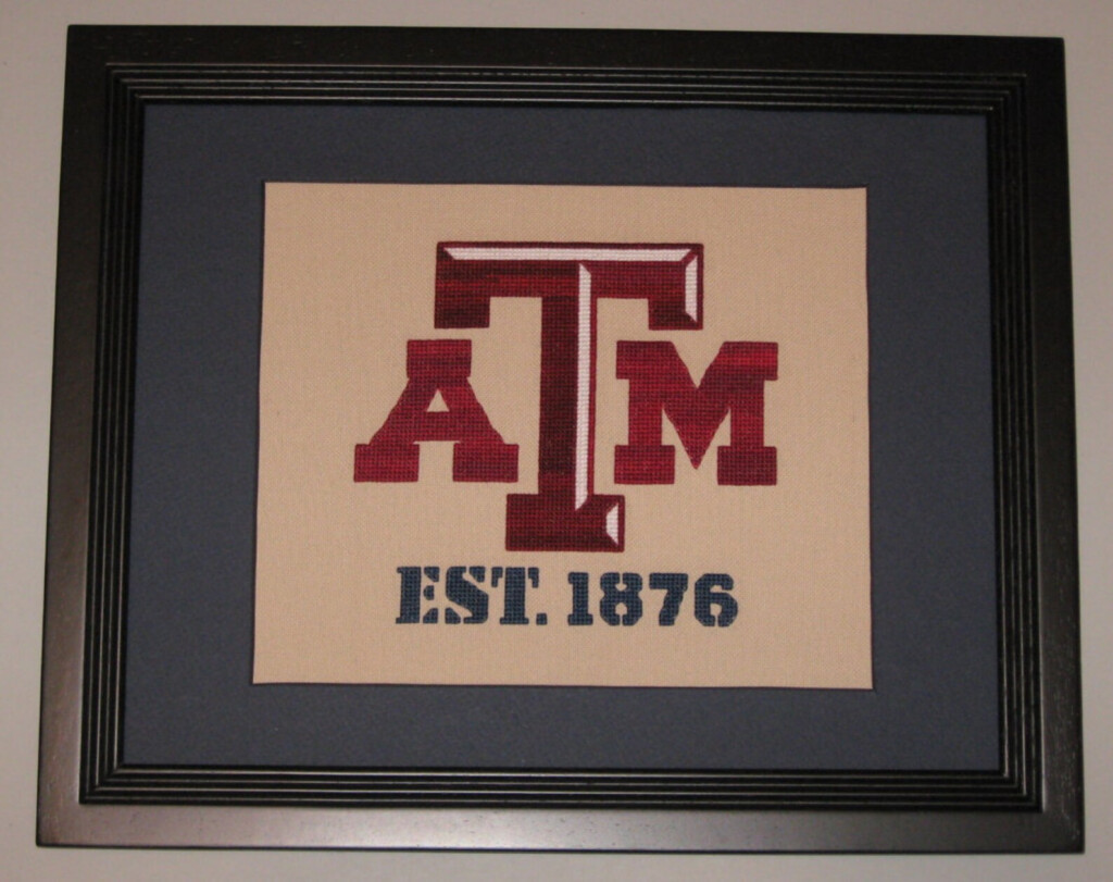 Texas A M Cross Stitch Pattern Etsy - Texas A&m Cross Stitch Patterns