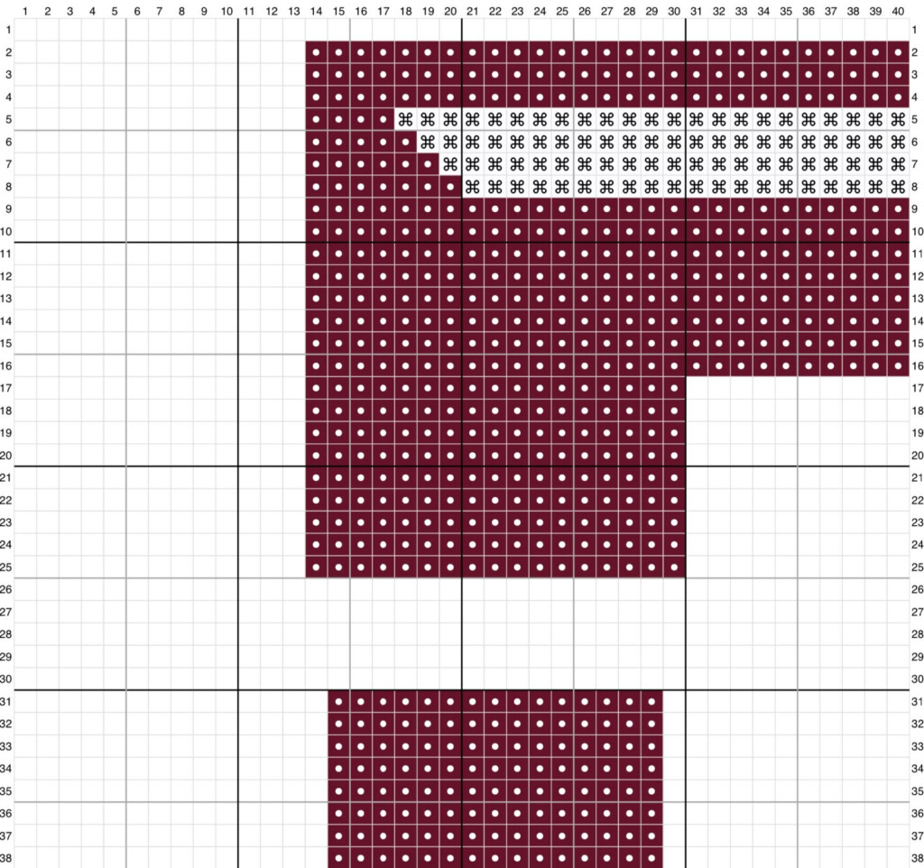 Texas A M Cross Stitch Pattern Etsy - Texas A&m Cross Stitch Patterns