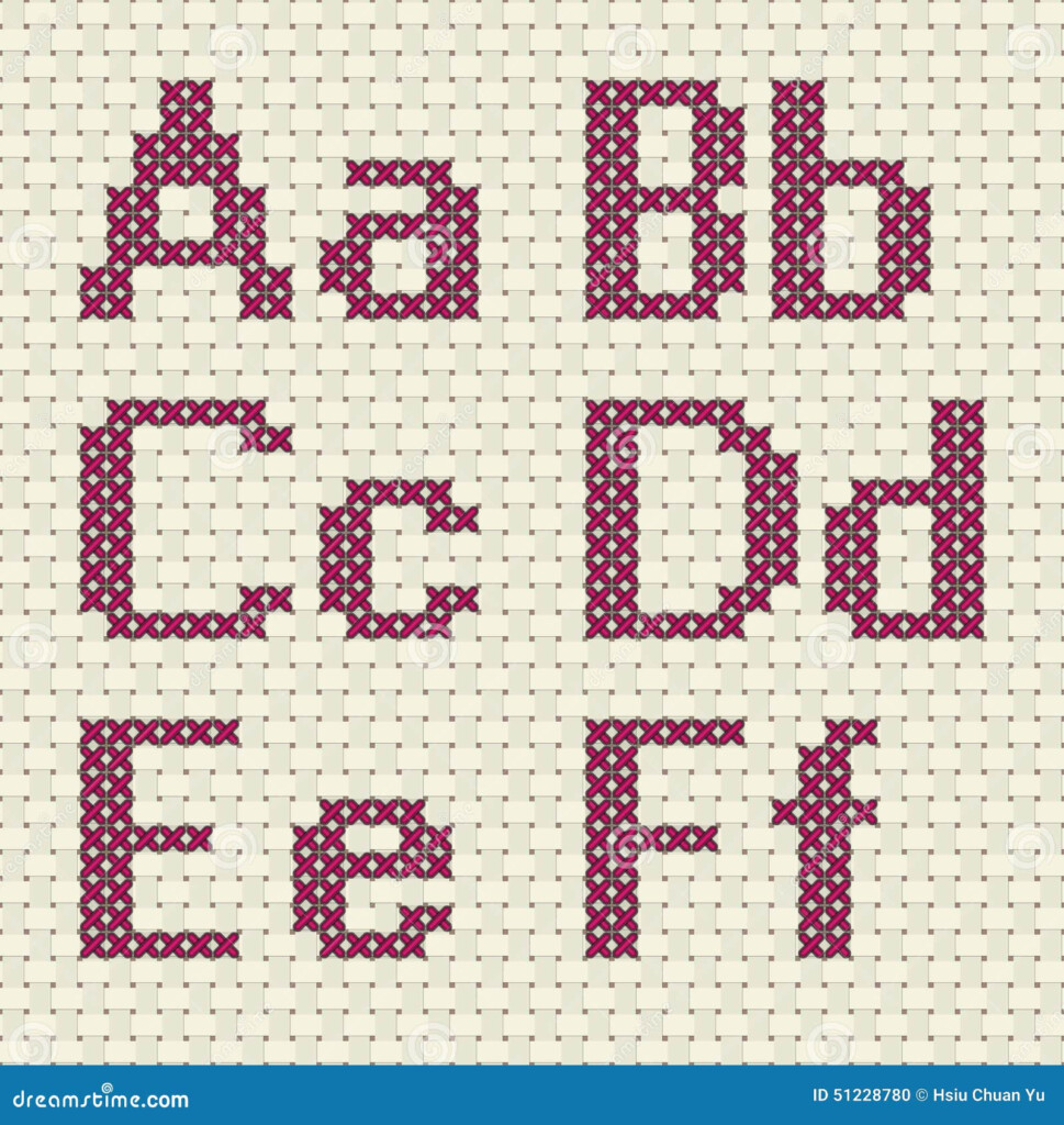 The A Z Of Free Cross Stitch Alphabet Patterns Download Embroidery  - Counted Cross Stitch Letter Patterns
