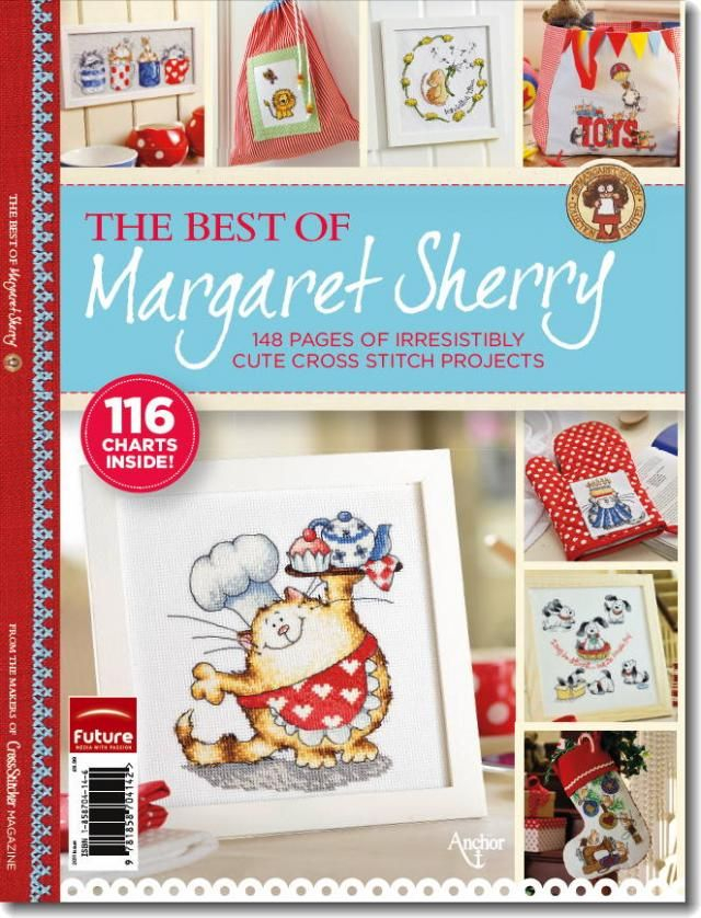The Best Of Margaret Sherry Bookazine Front Cover Margaret Sherry  - Best Cross Stitch Pattern Books