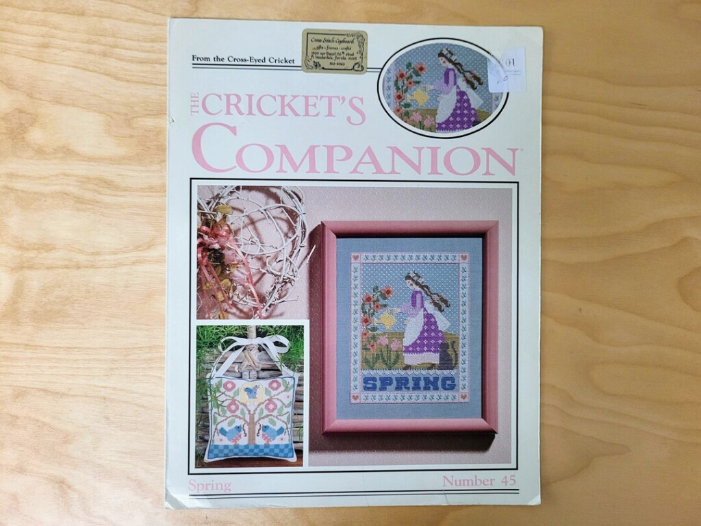 The Cricket Collection Cross Stitch Pattern Spring The Cricket s  - Cricket Collection Cross Stitch Patterns