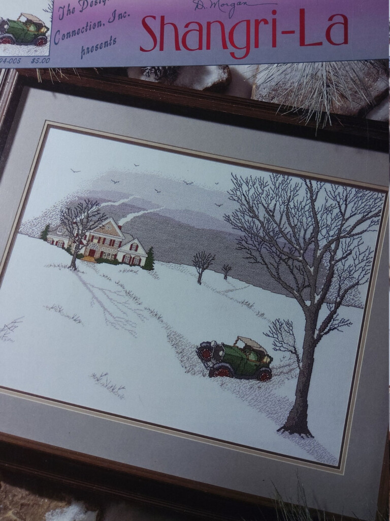 The Design Connection Shangri la By D Morgan Cross Stitch Hard To Find  - D Morgan Cross Stitch Patterns