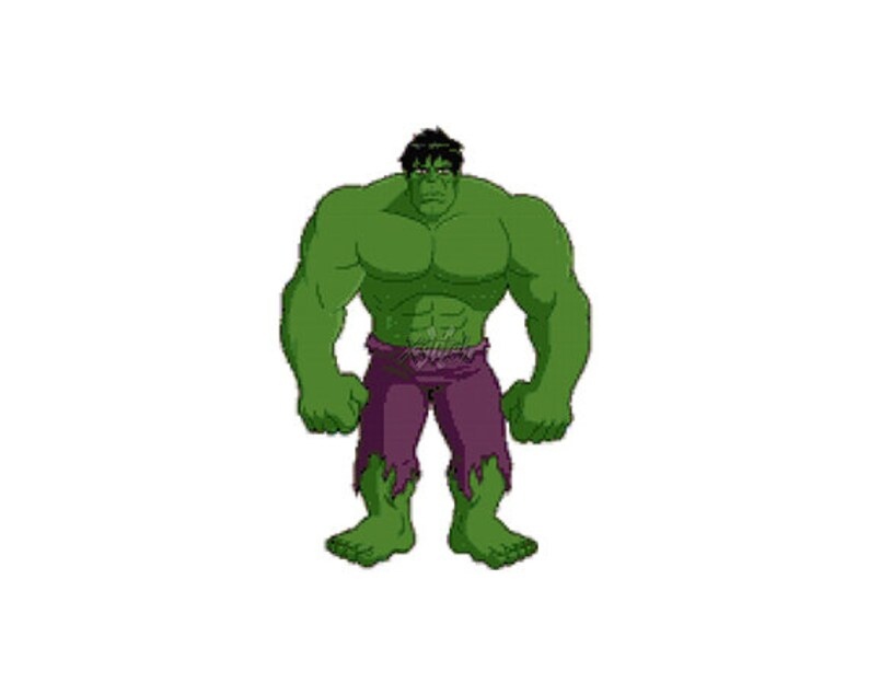 The Incredible Hulk Cross Stitch Pattern Etsy - Incredible Hulk Cross Stitch Pattern