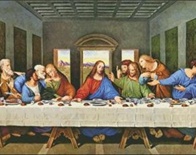 The Last Supper Counted Cross Stitch Pattern Etsy - The Last Supper Counted Cross Stitch Pattern