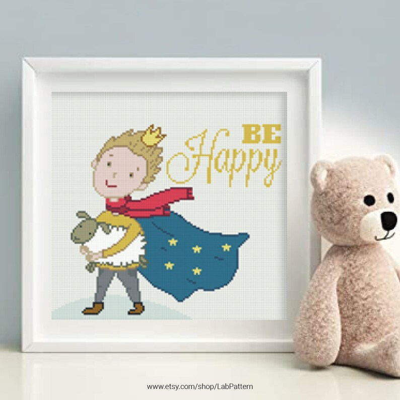 The Little Prince Cross Stitch Pattern Embroidery Pattern Etsy - Little Prince Cross Stitch Pattern