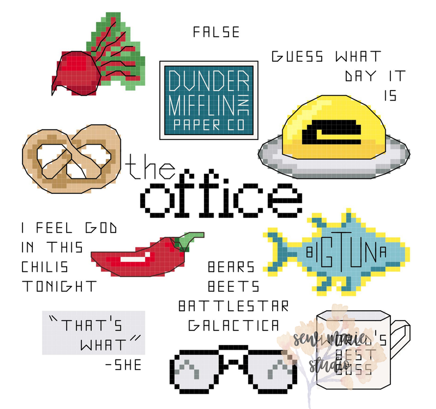 The Office Cross Stitch Patterns - The Office Cross Stitch Pattern Free