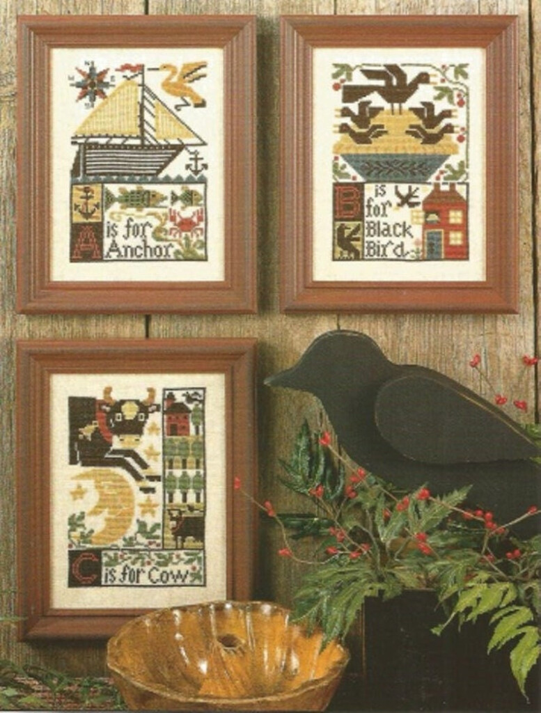 The Prairie Schooler ABC Counted Cross Stitch Pattern Etsy - Prairie Schooler Cross Stitch Patterns