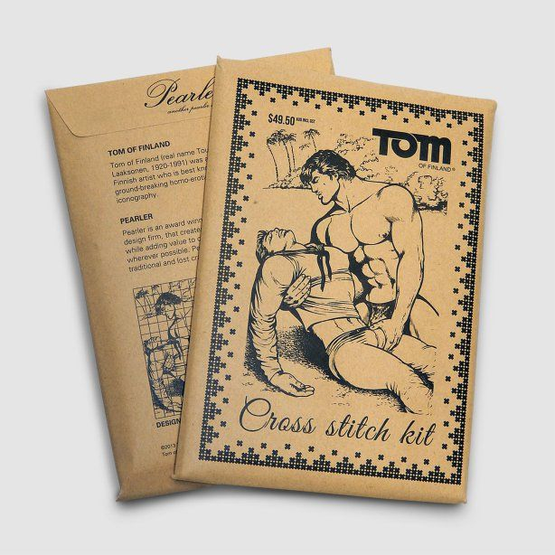 Tom Of Finland Cross Stitch Kit Cross Stitch Cross Stitch Kit Tom  - Tom Of Finland Cross Stitch Pattern