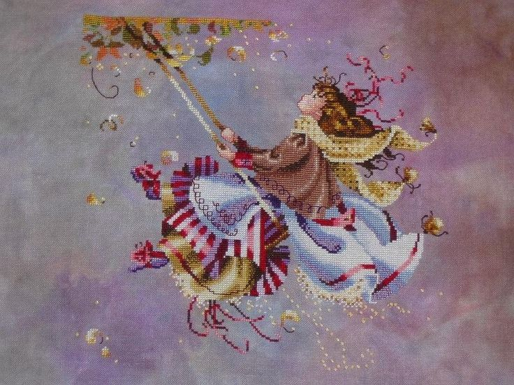 Touching The Autumn Sky Cross Stitch From Mirabilia Designs Cross  - Touching The Autumn Sky Cross Stitch Pattern