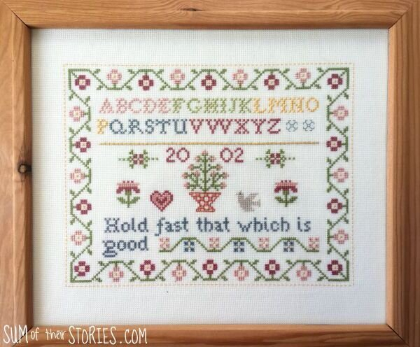 Traditional Cross Stitch Free Design Sum Of Their Stories Craft Blog - Free Cross Stitch Sampler Patterns