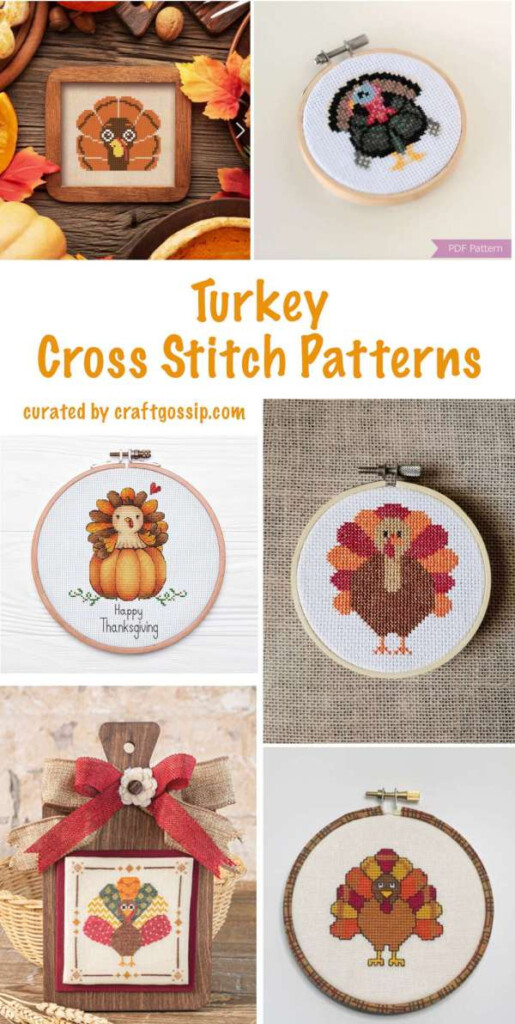 Turkey Cross Stitch Patterns Cross Stitch - Free Turkey Cross Stitch Pattern